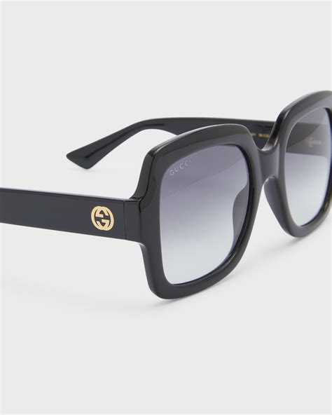 gucci men's thick square injection sunglasses|discount Gucci sunglasses for men.